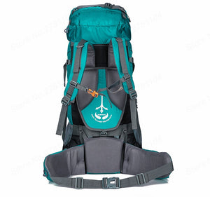 Climbing Outdoor Bags 80L Nylon External Frame Hiking Backpacks