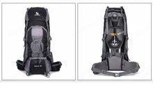 Load image into Gallery viewer, 80L Nylon Outdoor Bags Camping Hiking Backpack