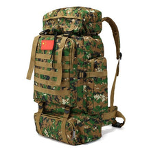 Load image into Gallery viewer, 70L Camouflage Army Tactical Backpack