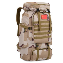 Load image into Gallery viewer, 70L Camouflage Army Tactical Backpack