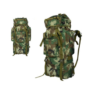 80L Outdoor Backpack Large Capacity Camping Camouflage Backpack